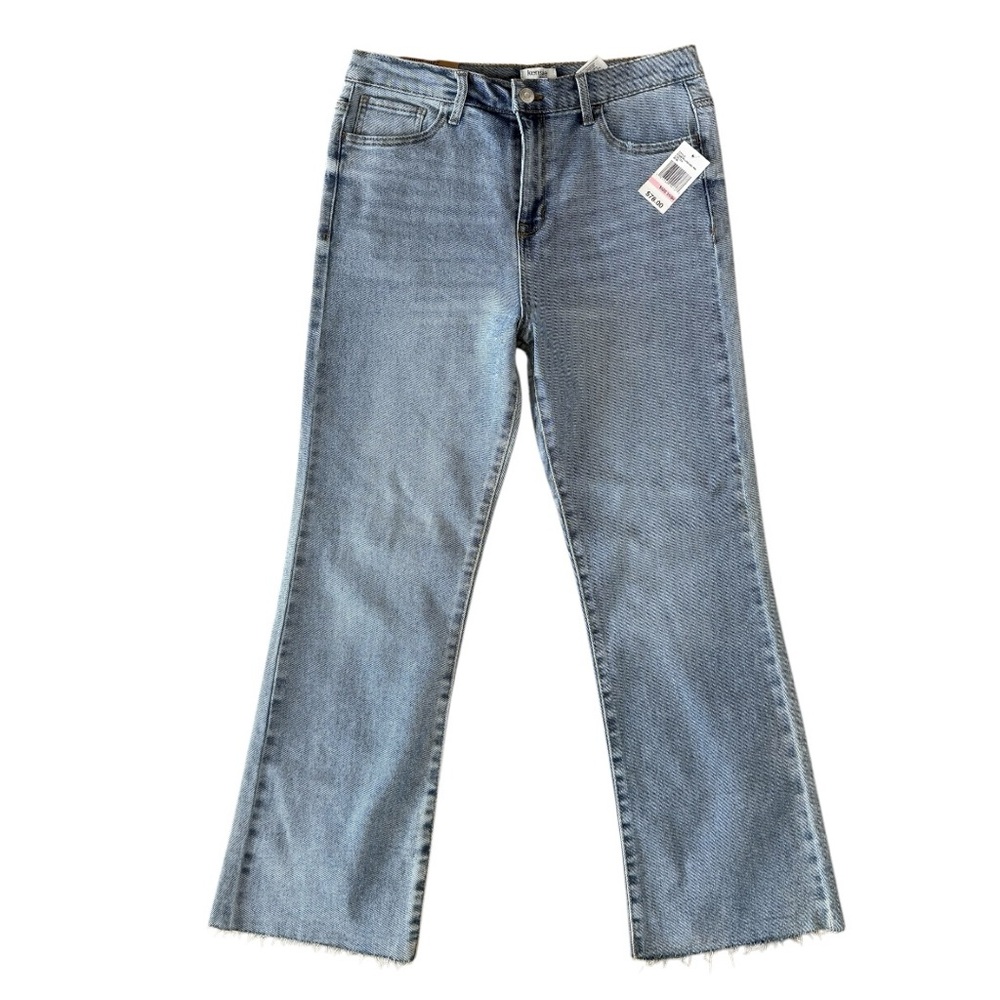 Kensie Blue Flare & Wide Leg Jeans